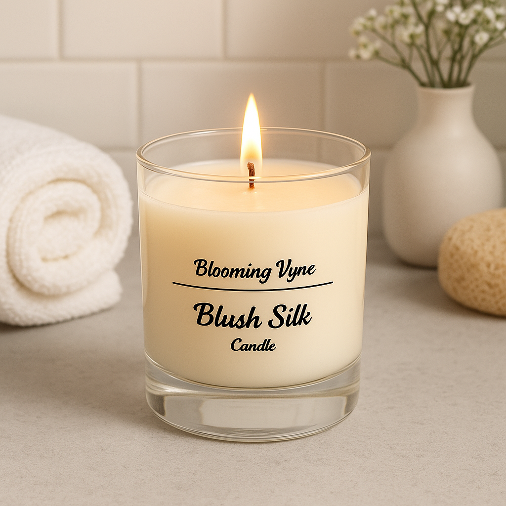 Blush Silk Candle