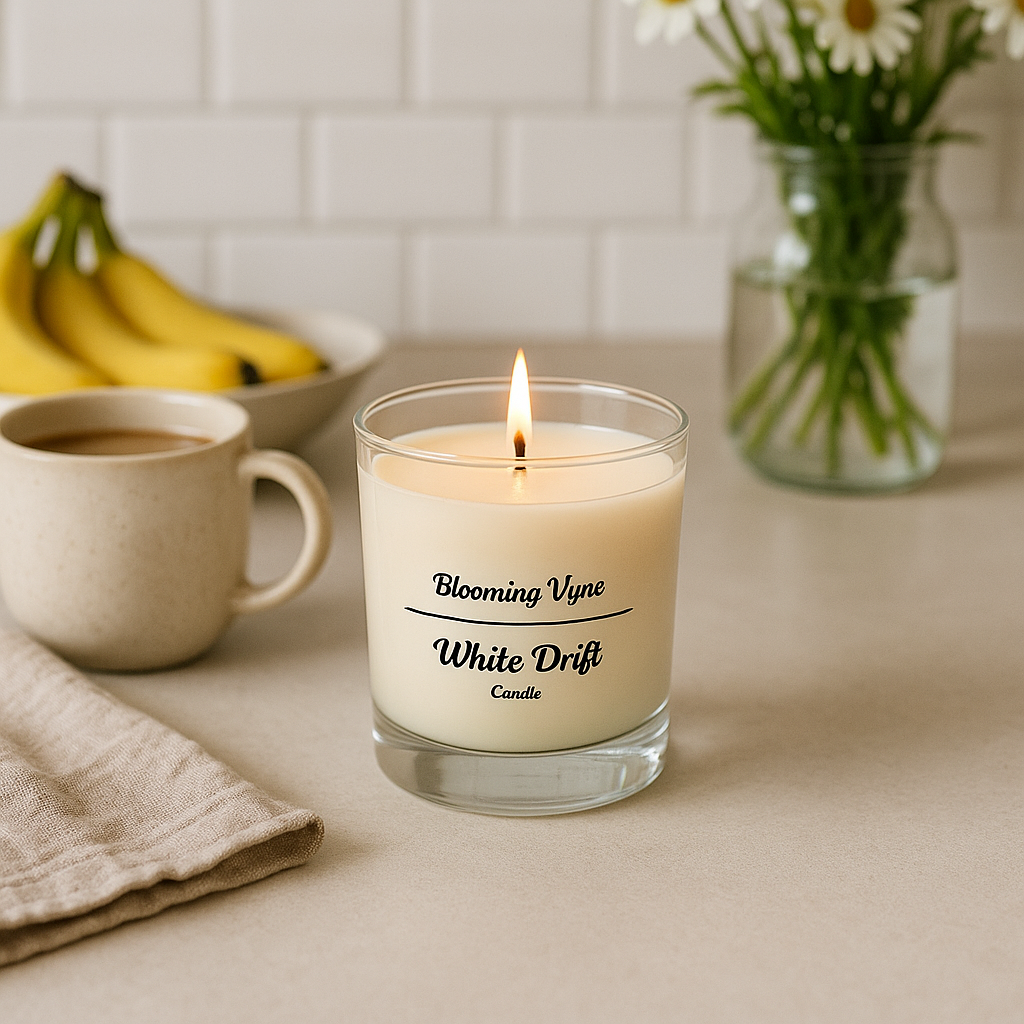 White Drift Candle