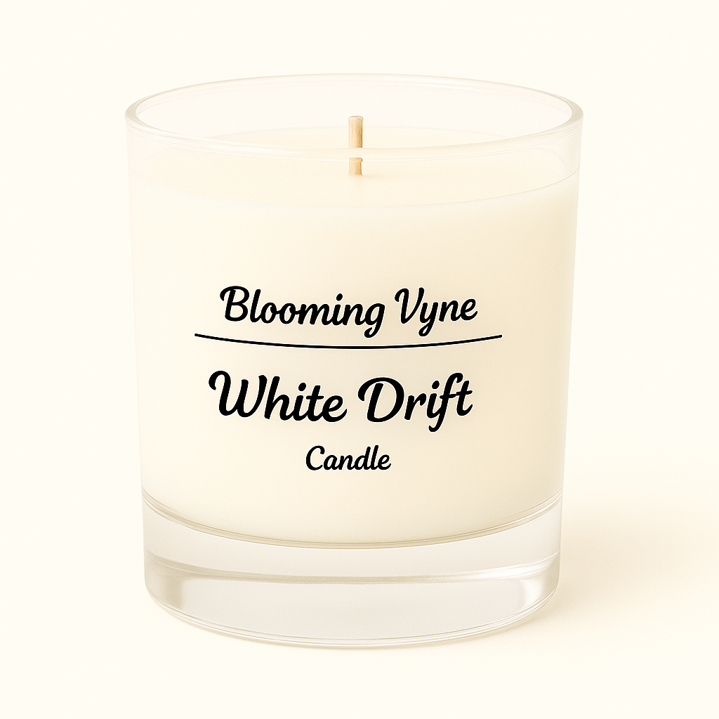 White Drift Candle