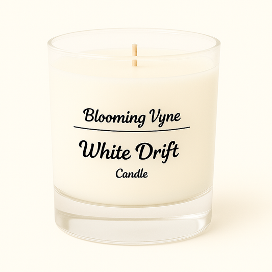 White Drift Candle